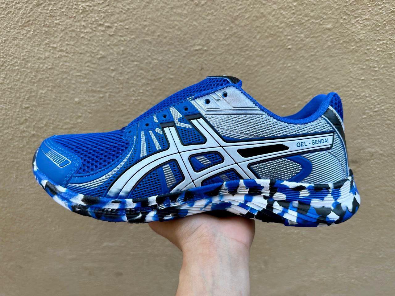 Tênis Asics Sendai - Azul com Branco