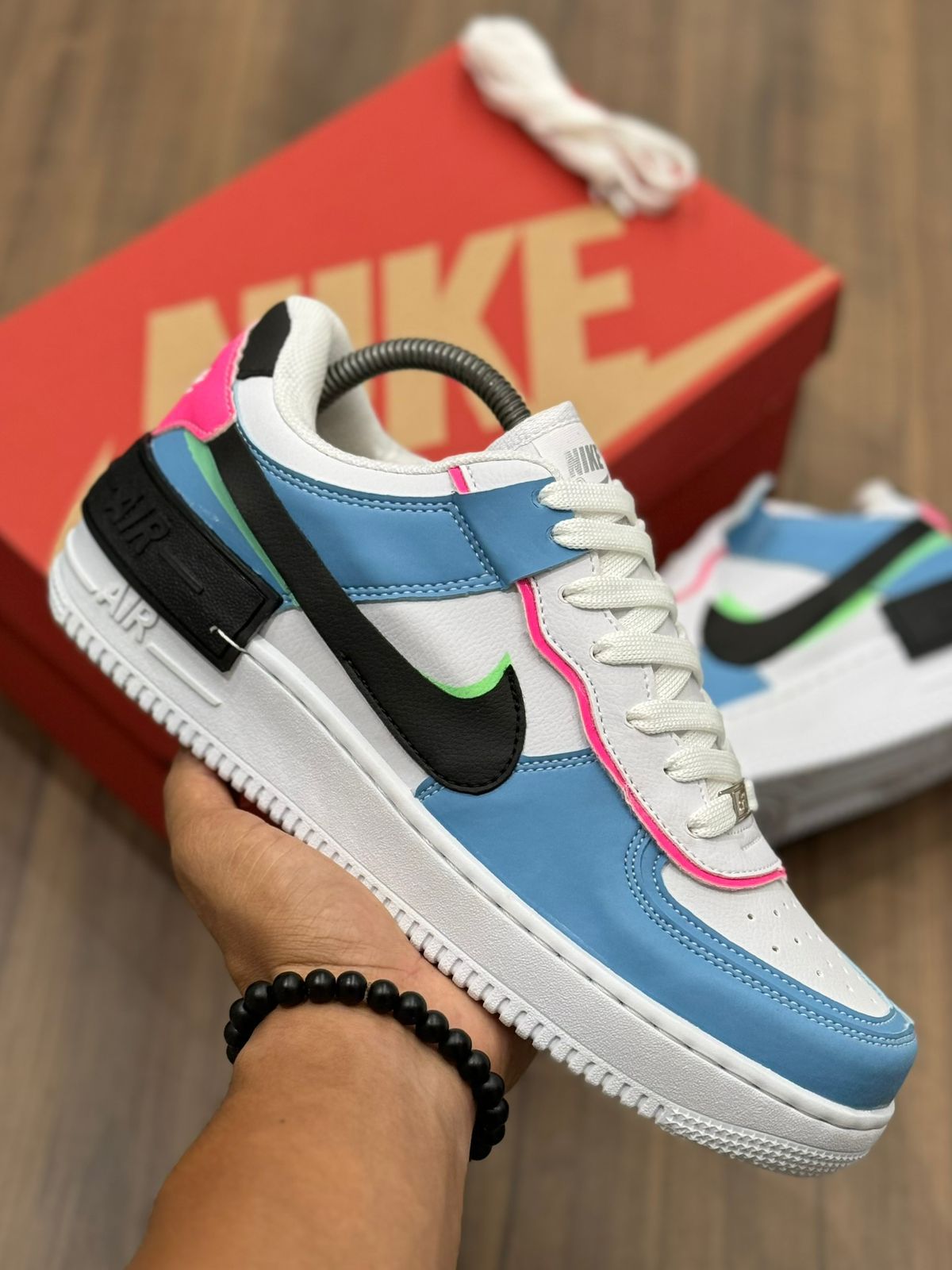 Air Force Shadow - Branco com Azul