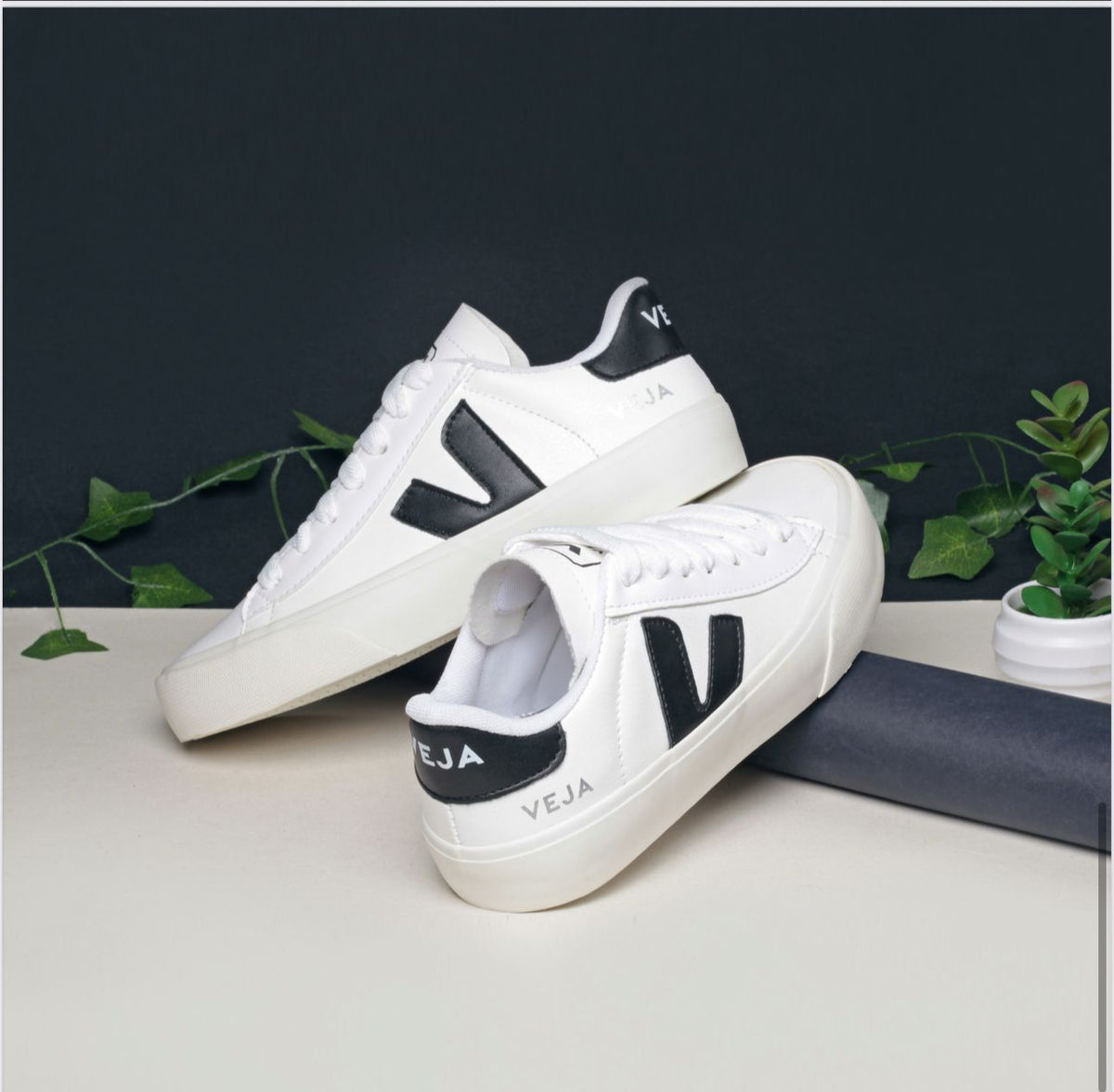 Veja/Vert Recife Cadarço - Branco com Preto