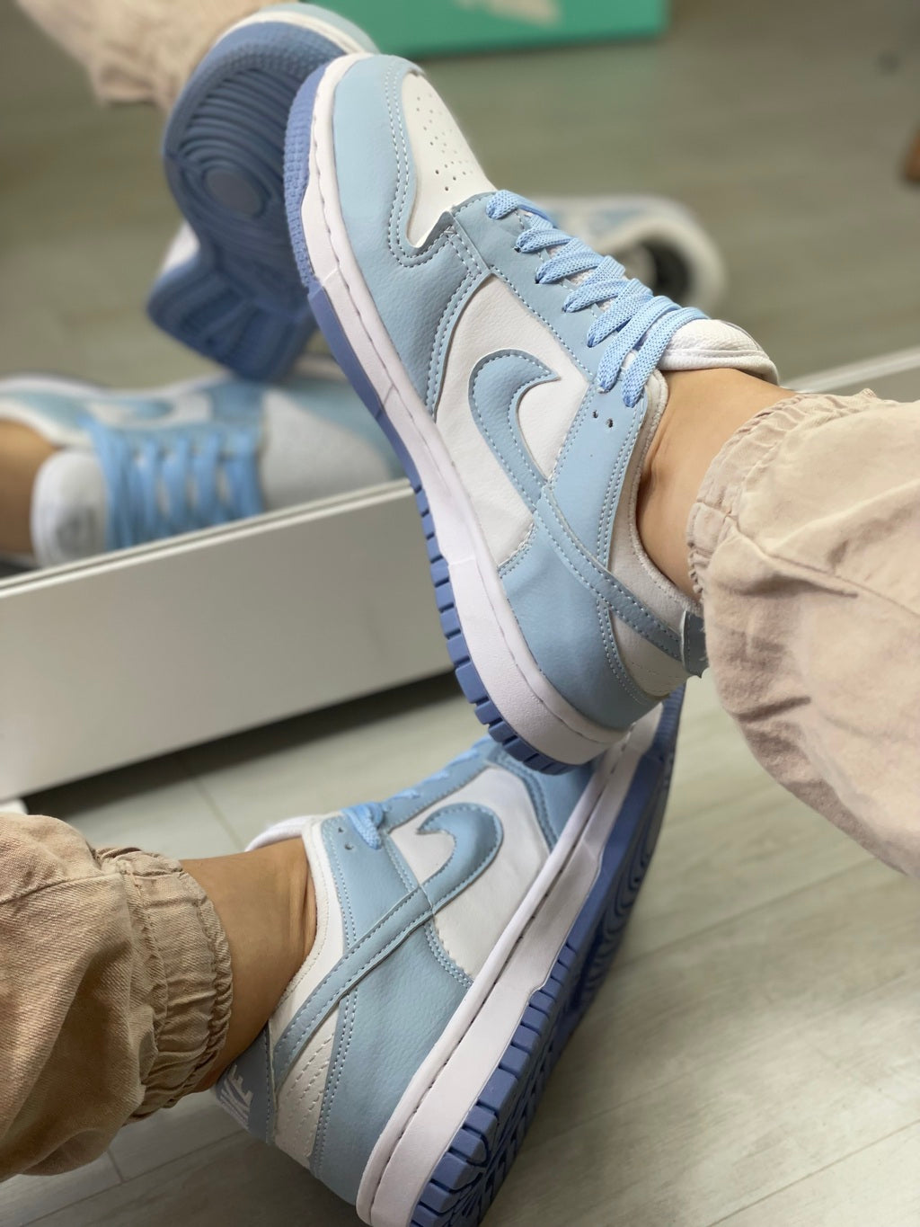 Nike Dunk - Azul Bebê
