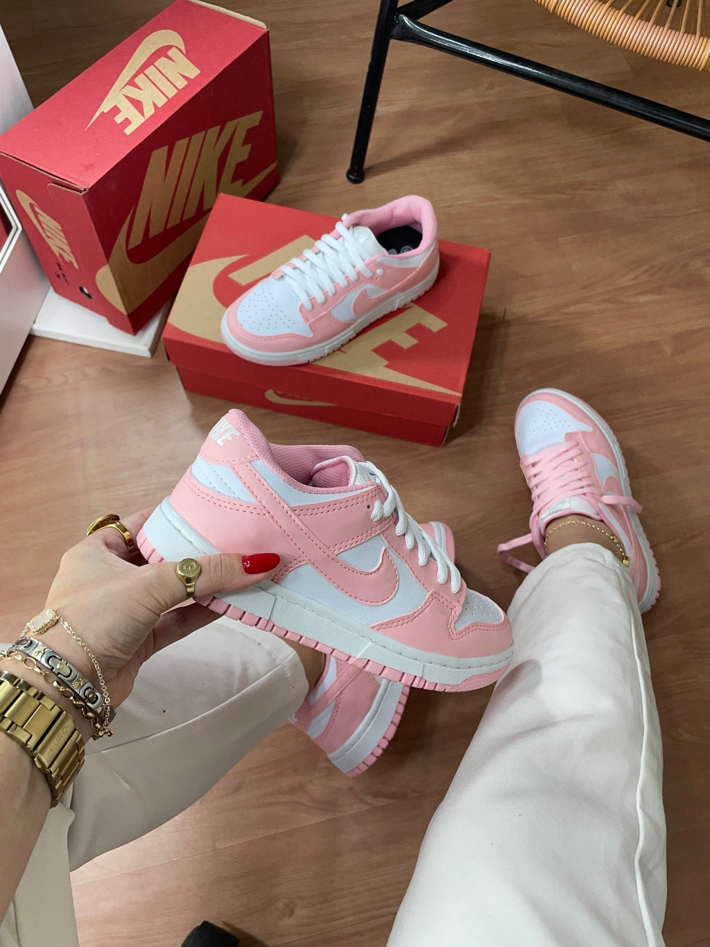Nike Dunk - Rosa Bebê