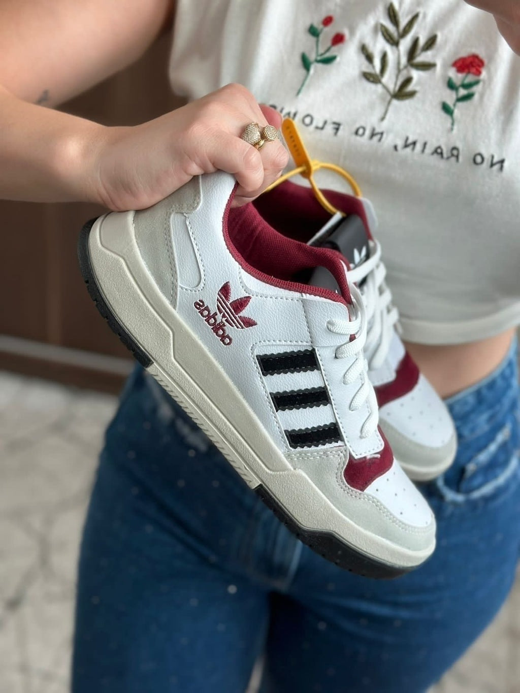 Tênis Adidas Forum - Branco com Vermelho