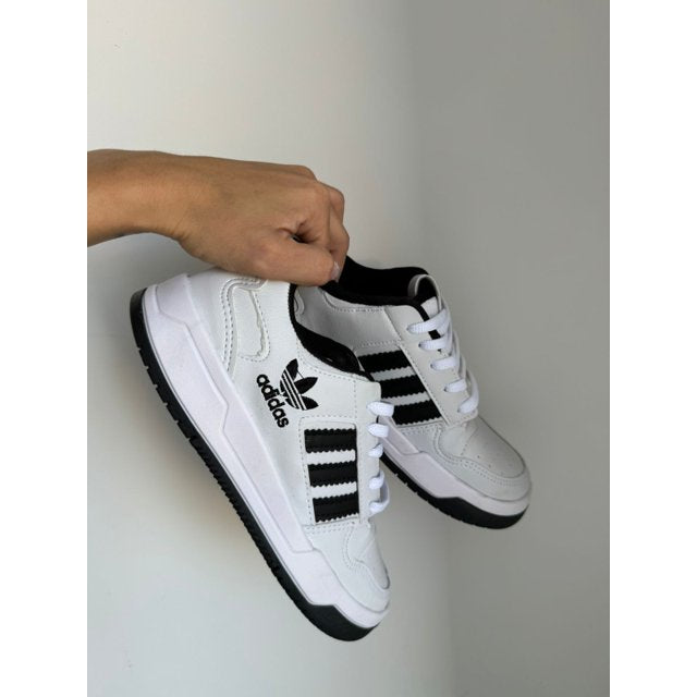 Tênis Adidas Forum - Branco com Listra Preta