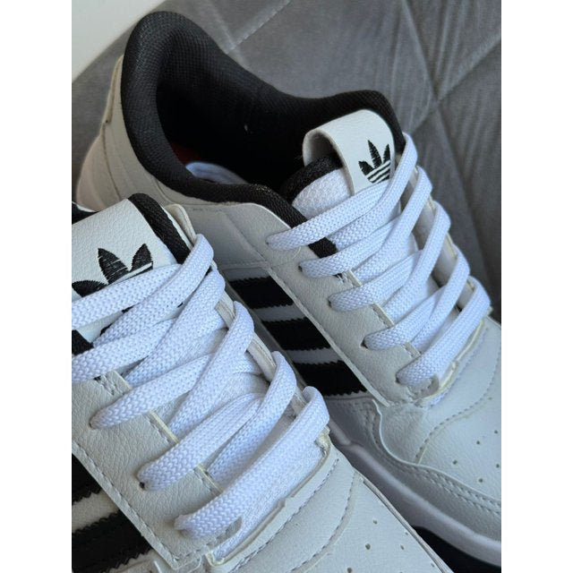 Tênis Adidas Forum - Branco com Listra Preta