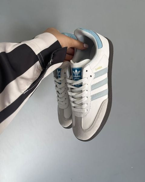 Adidas Samba OG - Branco com Azul