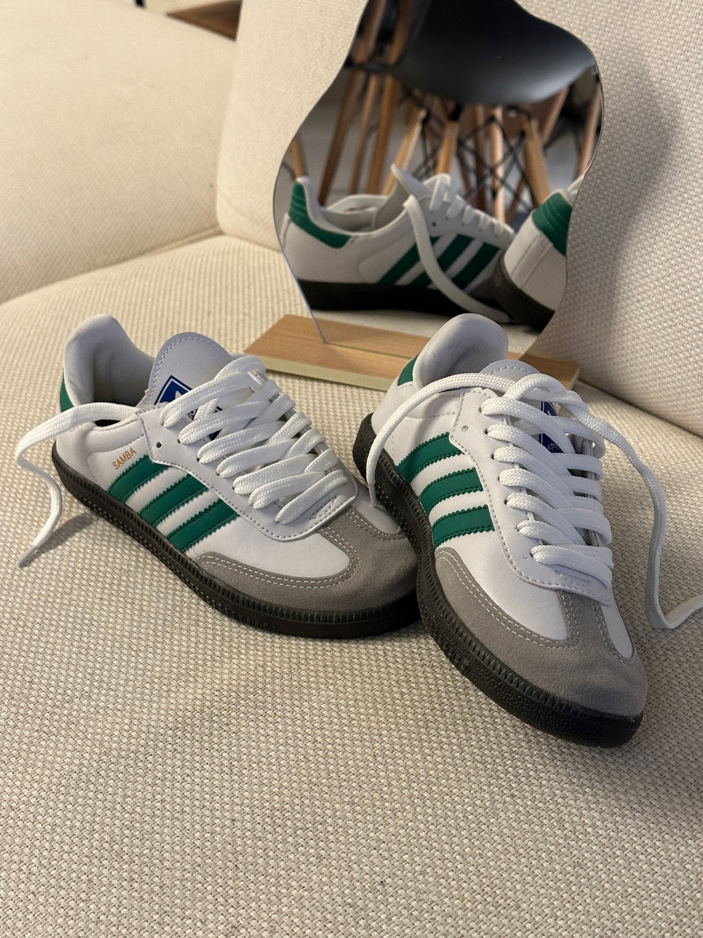 Adidas Samba OG - Branco com Verde