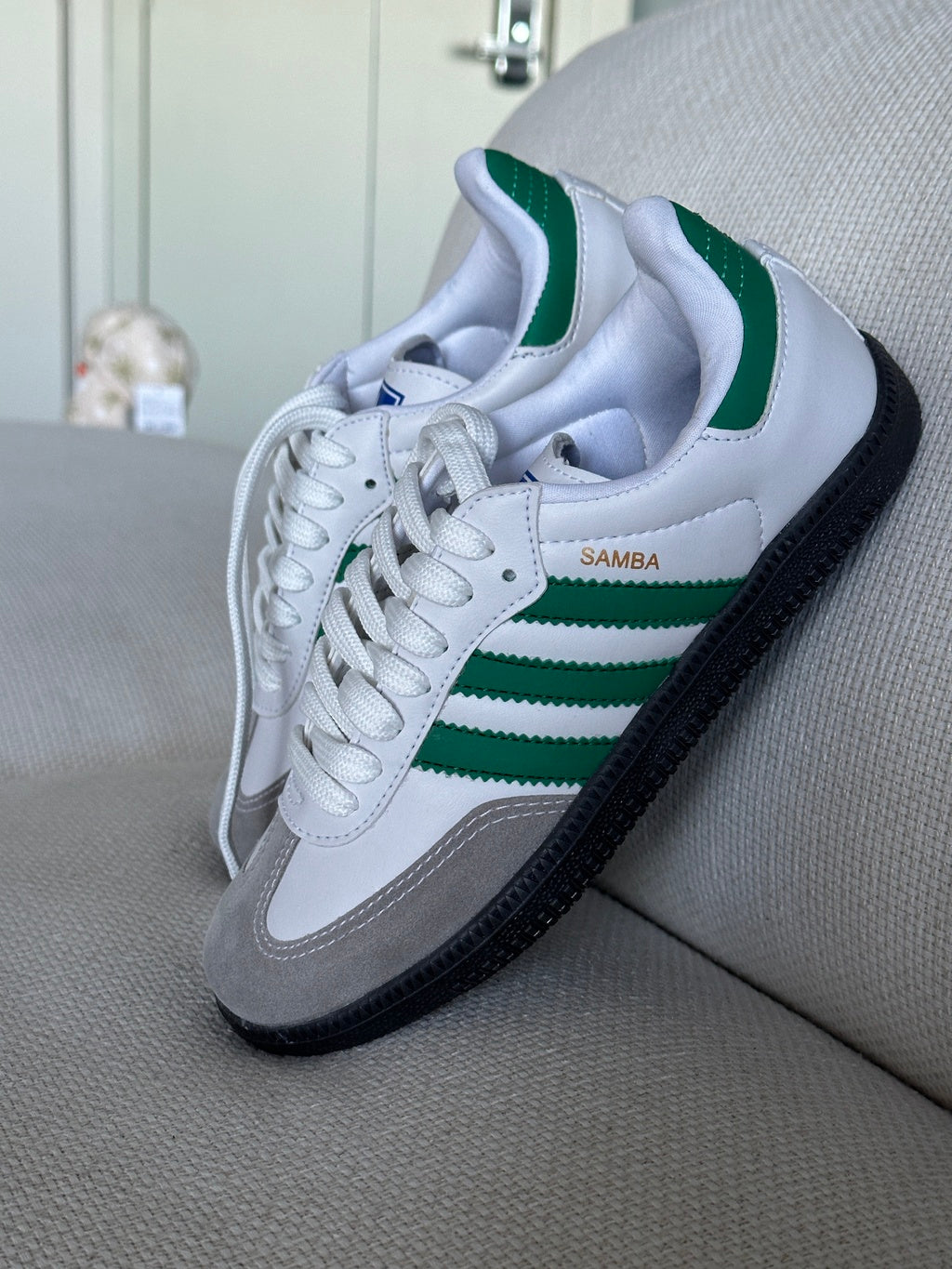 Adidas Samba OG - Branco com Verde