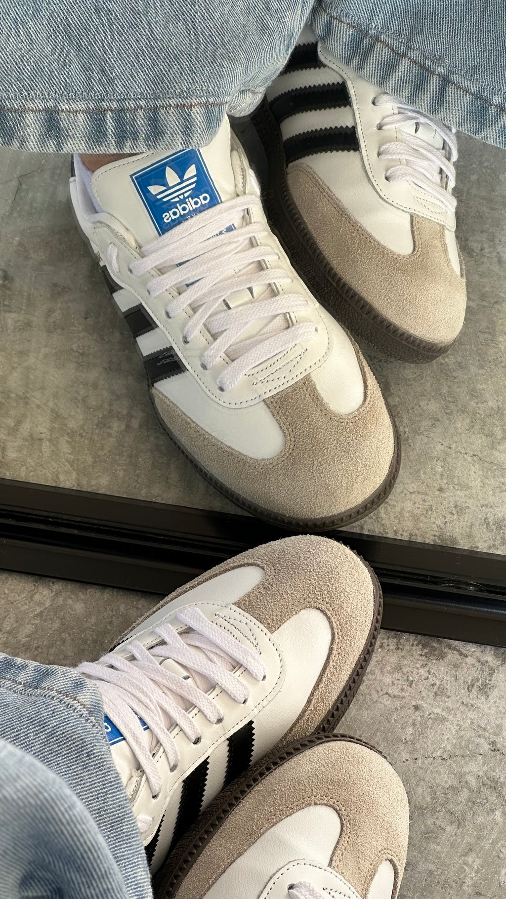 Adidas Samba OG - Branco com Preto