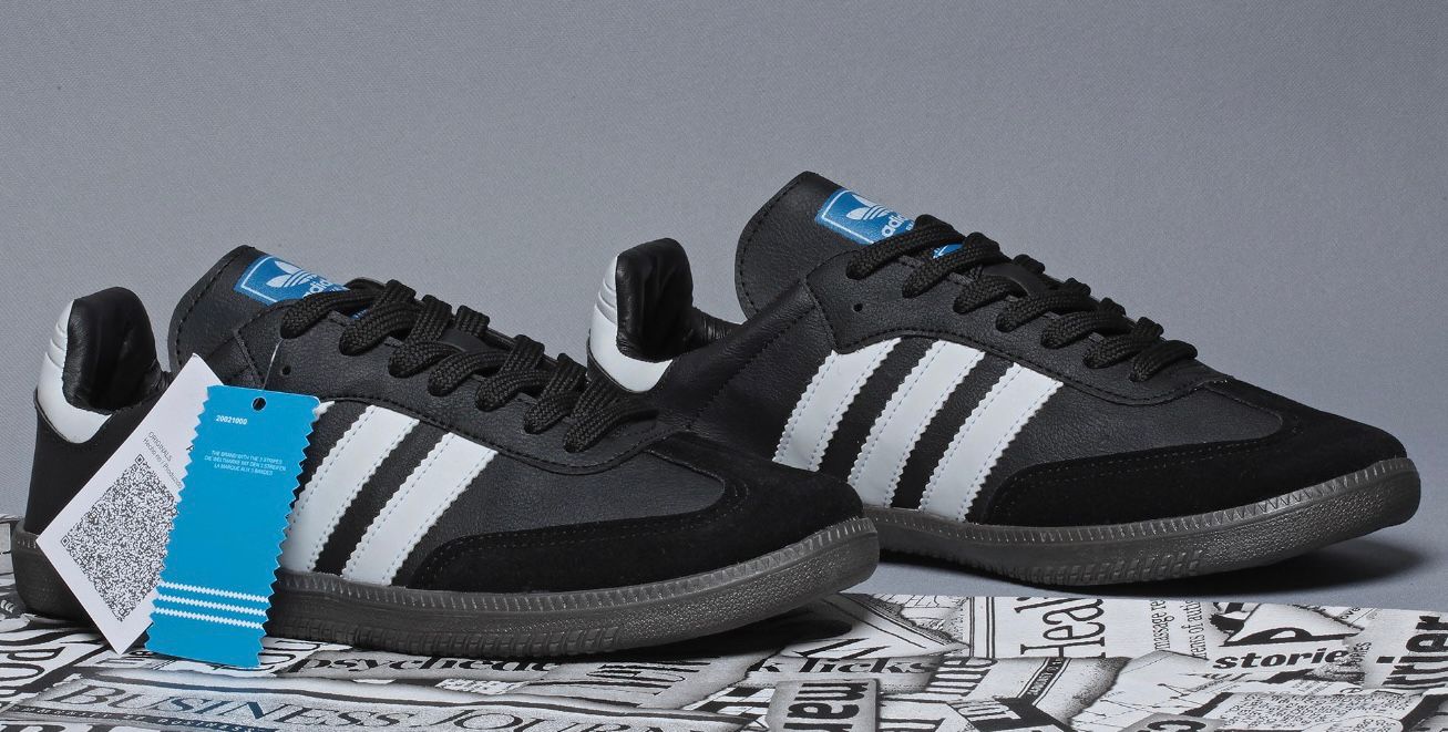 Adidas Samba OG - Preto com Branco