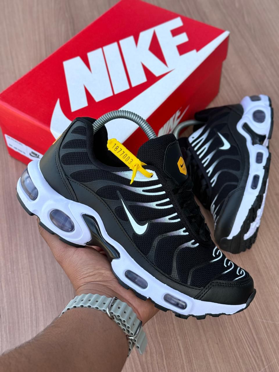 Air Max TN - Preto com Branco