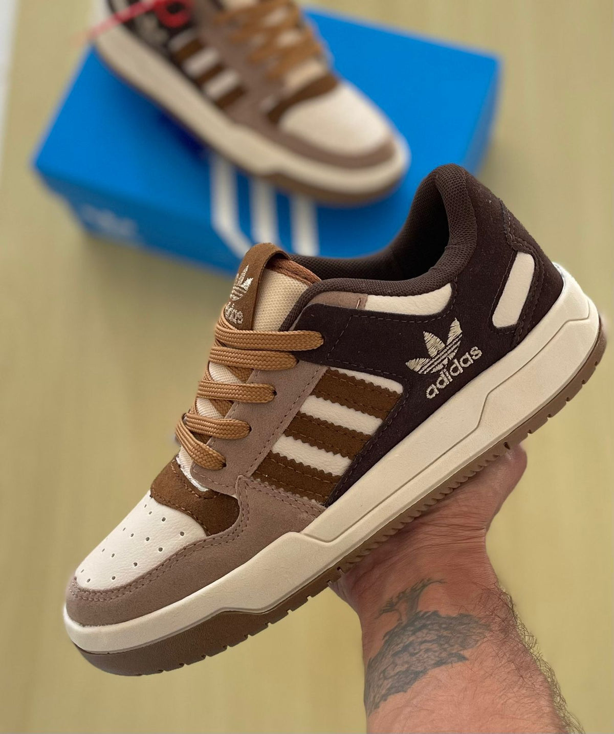 Tênis Adidas Forum - Caramelo com Marrom