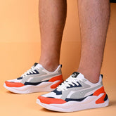 Tênis Puma RS-Z Running System - Azul Marinho com Branco e Laranja