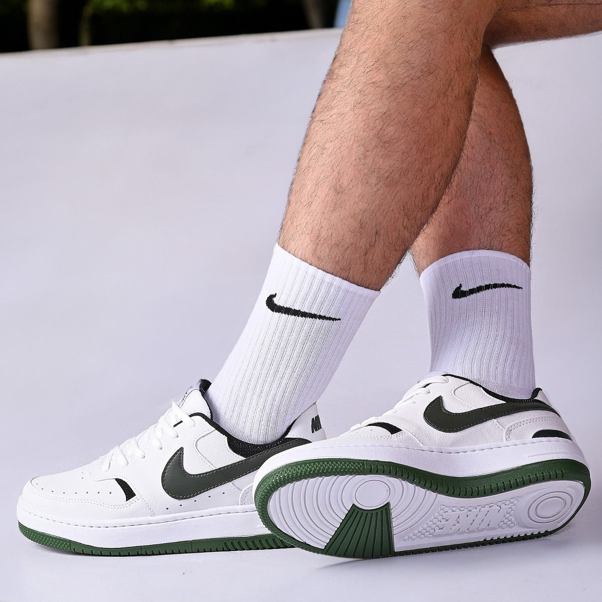 Nike Gamma Force - Branco com Verde