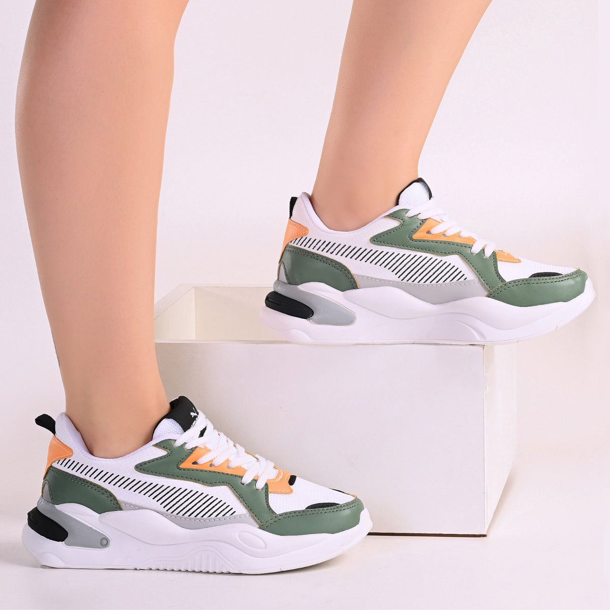 Tênis Puma RS-Z Running System - Branco com Verde
