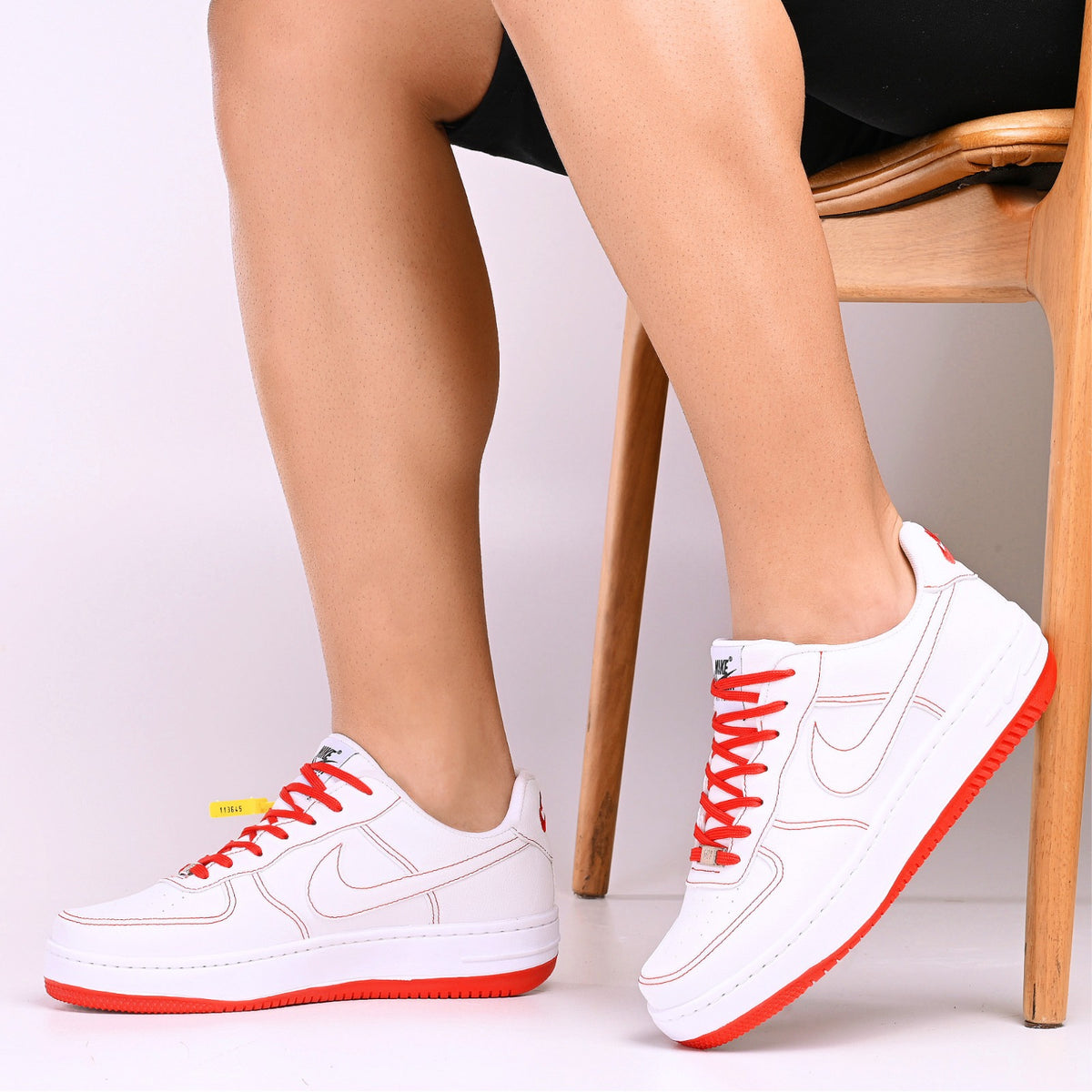 Nike Force Gamer 1 - Branco com Vermelho