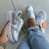 Nike - Air Force 1 '07 - Branco com Cinza