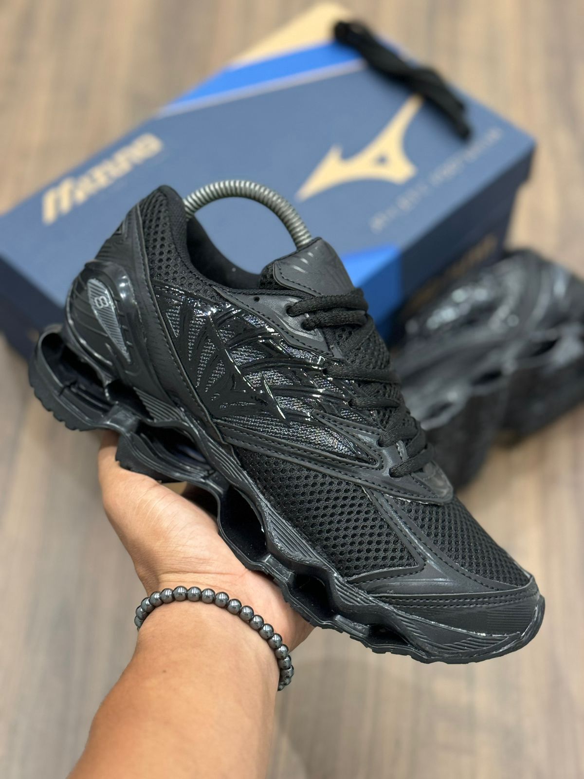 【くろ】 Mizuno Wave Prophecy 7 - Preto